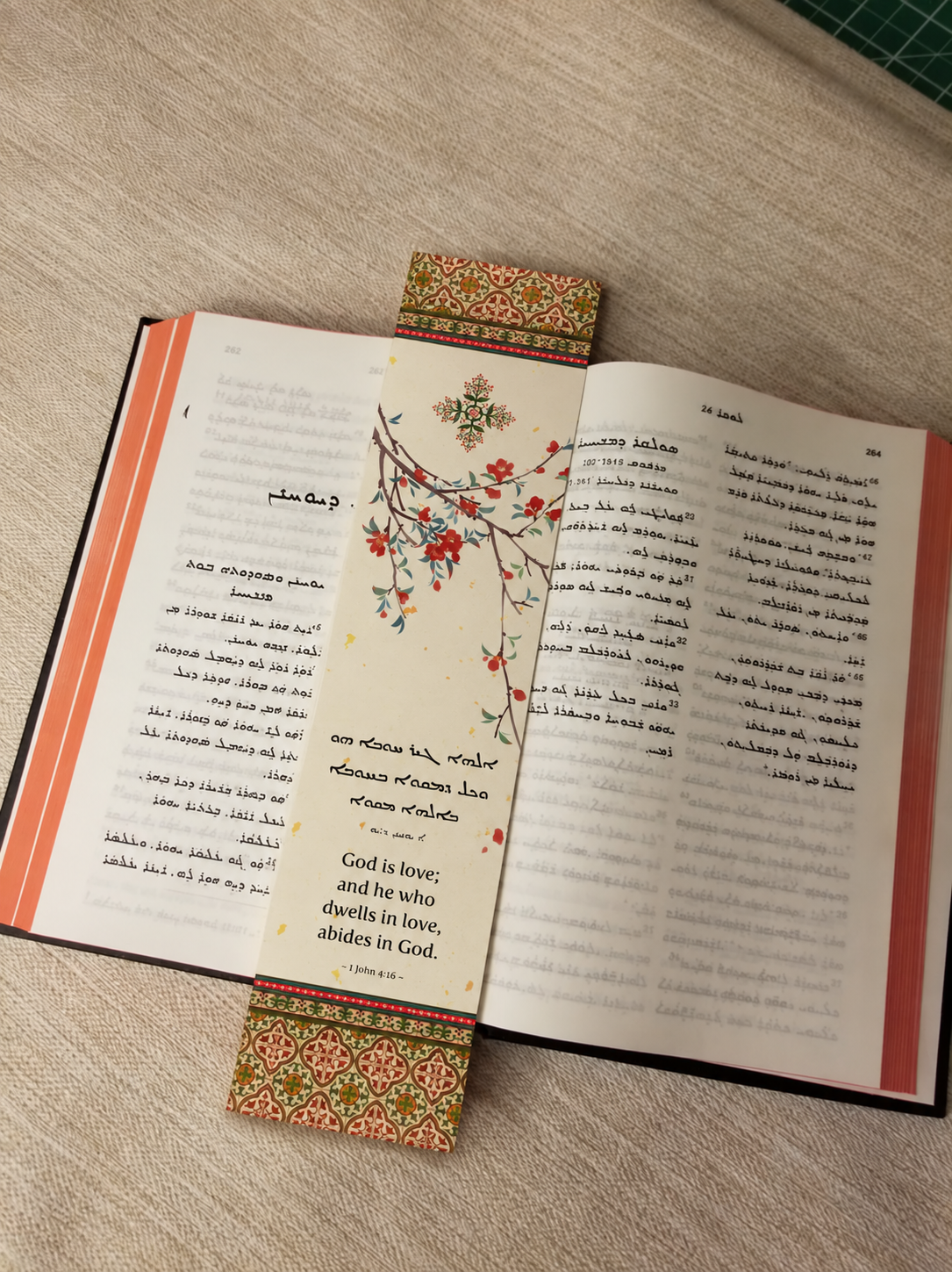 21 Syriac Aramaic New Testament Verse Bookmarks — 7 Different Designs, 3 of Each Design